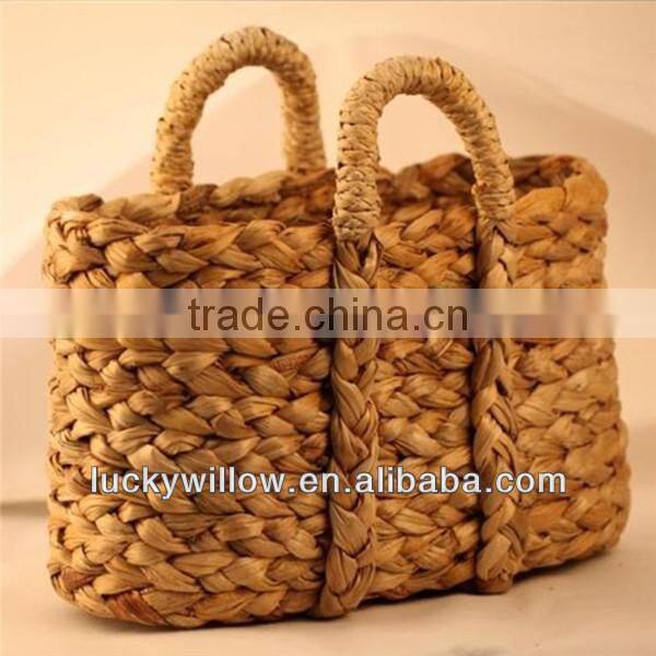factory direct supply retro recycled straw bag