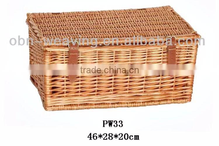 Wholesale high quality custom Cheap empty wicker empty bulk picnic baskets