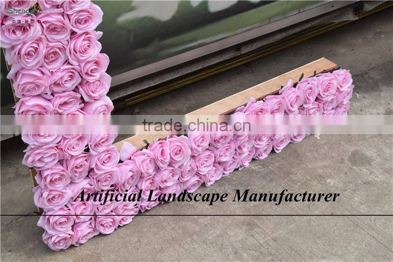 2016 New Style Artificial Flower Wall,Symbol Flower Wall Wedding Decor