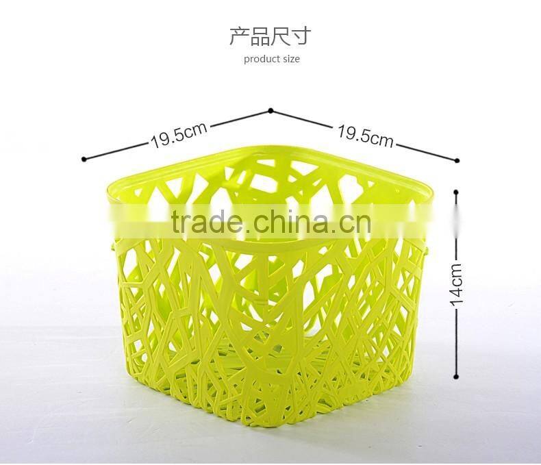 Plastic Sundries Basket Middle Size, Plastic Basket with SGS certificate