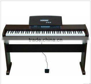Glossy red color pure piano tone 88 key hammer action keyboard electric piano