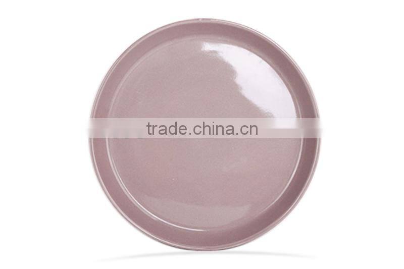 stoneware solid color dinner plate