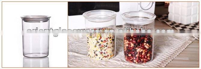 200ml 2000ml christmas deer printing glass storage jar food bottle coffe jar cookie jar sweet bottle