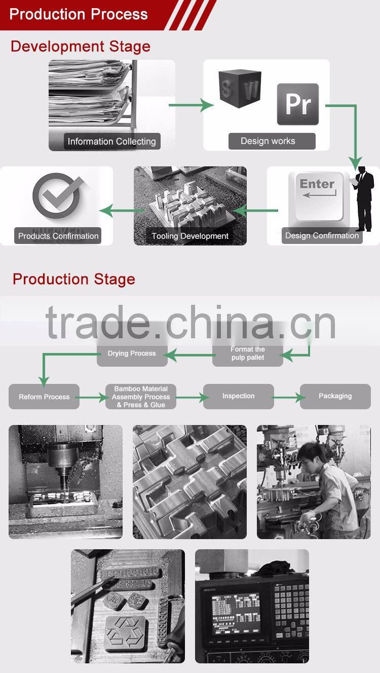 Transfer Molded Green Pulp