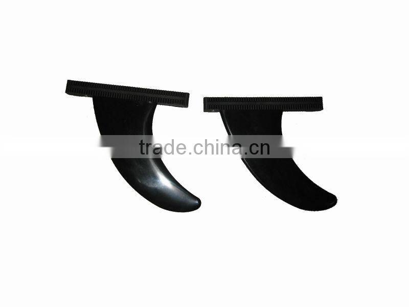 Solid nylon surfboard fins
