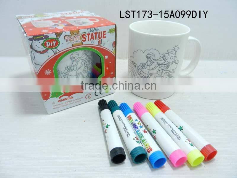 ceramic christmas diy paint design mug