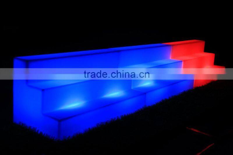 elegant romantic led red wine rack for home or hotel using