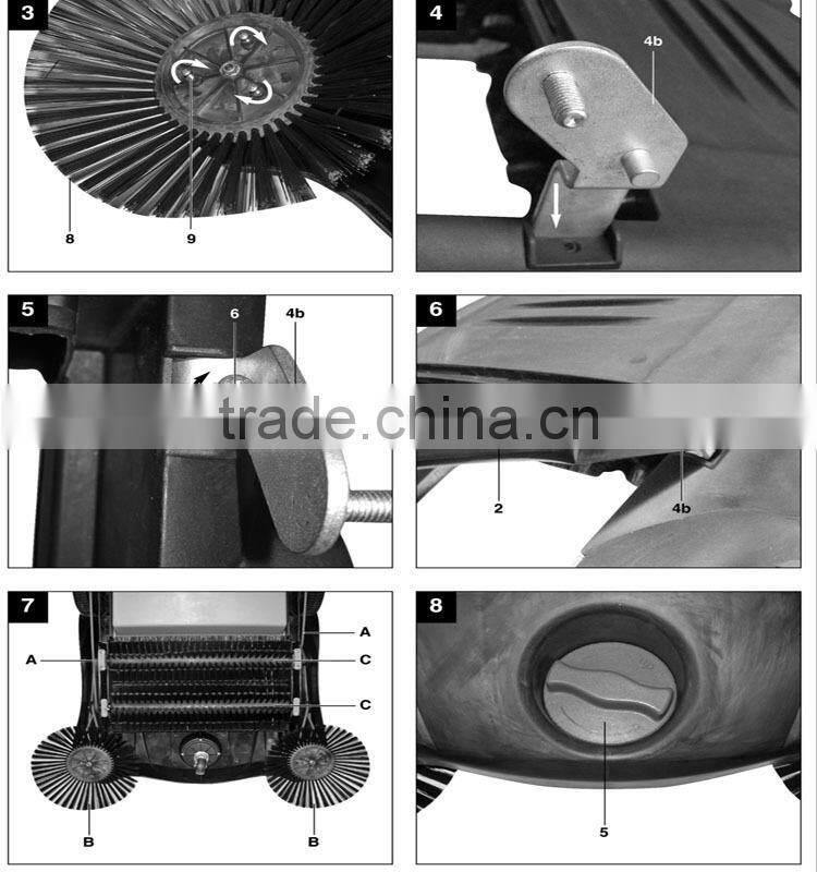 2015hot sell Hand-push Dust Sweeper plastic sweeper and magic sweeper in Yongkang