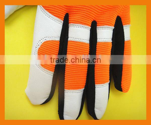 Cheap Custom Fashion Neoprene Spandex Garden Safety Work Mechanical Palm Grip Leather Women Garden Gloves