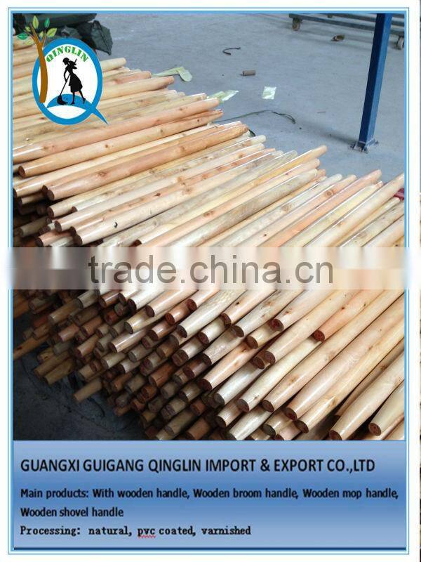 Standard thread natural wood stick 120*2.2cm for household use