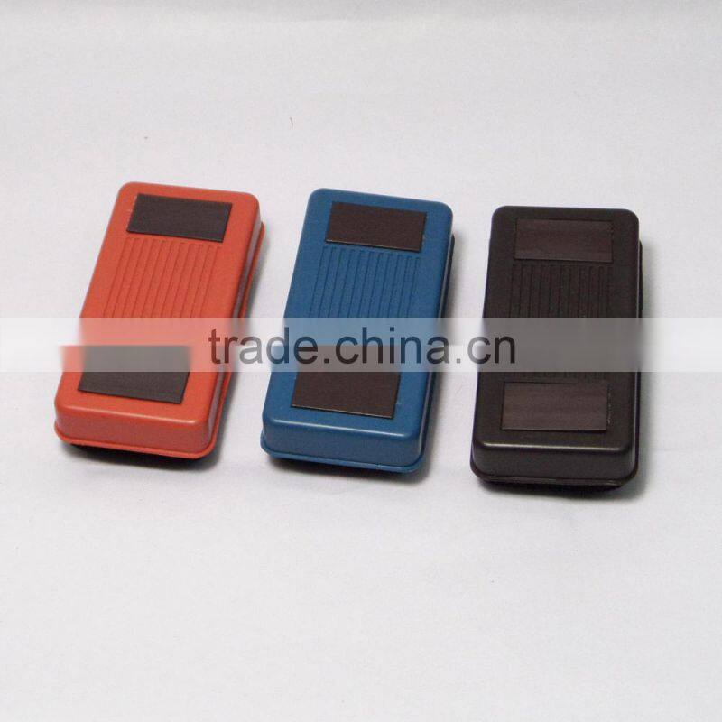 Cheap clean dry 10.5cm plastic magnetic board eraser