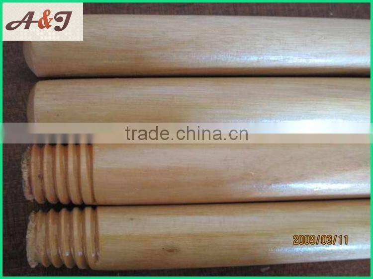 2 times varnishing eucalyptus mop wood handle, broom wooden stick