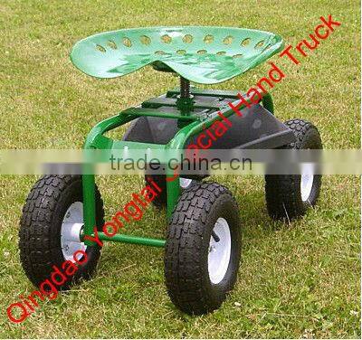 Rolling 4 Wheeled Garden Work Seat