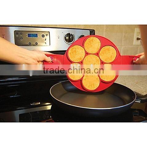 2017 Flippin Fantastic Silicone Pancakes Mold Perfect Flip Multiple Pancakes Maker