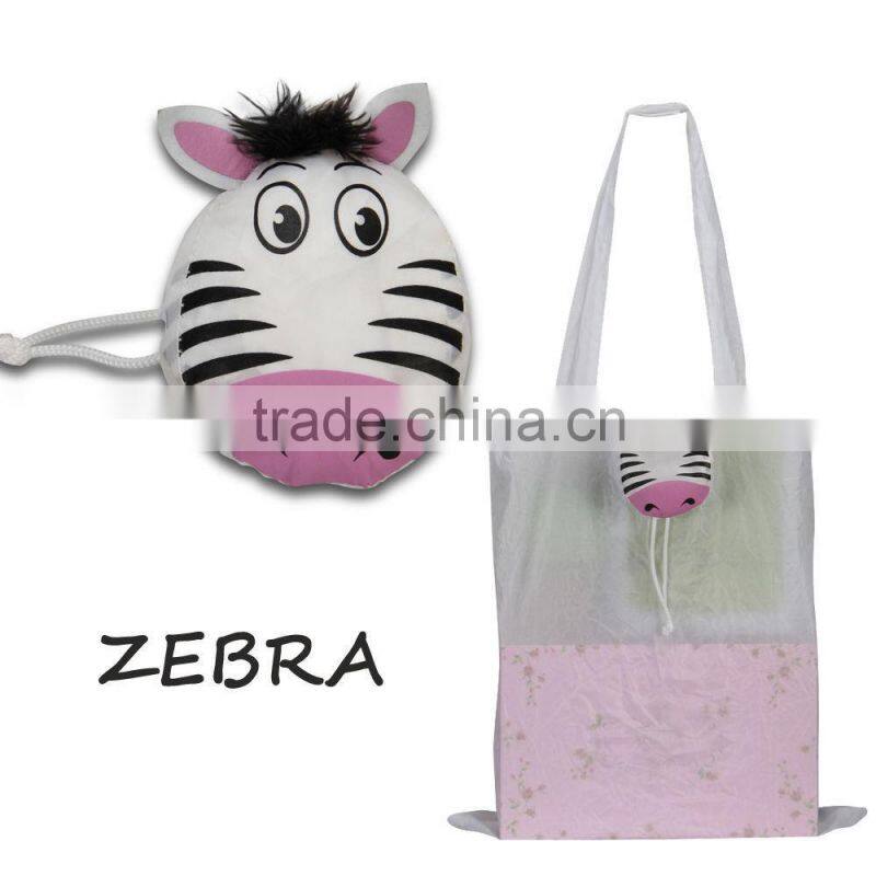 Cute pets reusage foldable folding shopping tote bags