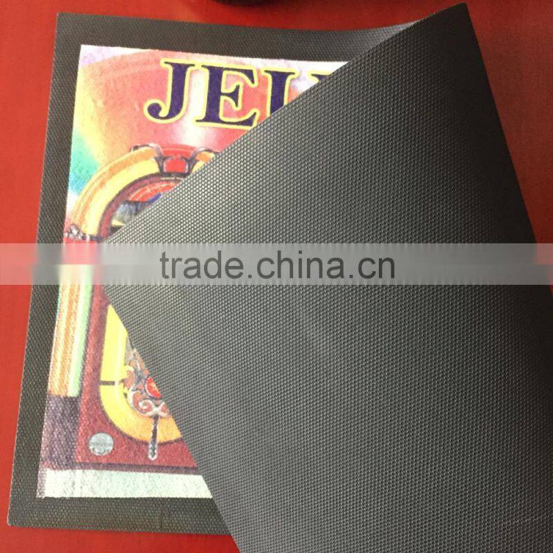 high quality non woven OEM soft rubber bar mat