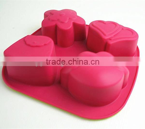 11037 Different Design Lips Shape Silicone Cake Mold
