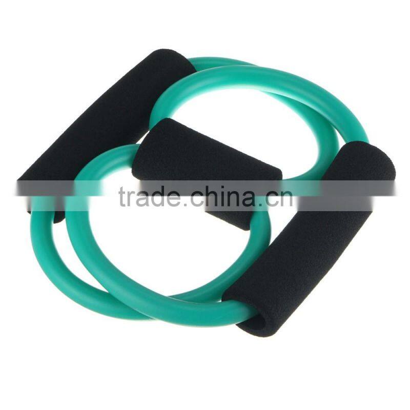 8 Shaped Training Resistance Bands Rope Tube Workout Exercise for Yoga Fashion Body Fitness Equipment Tool