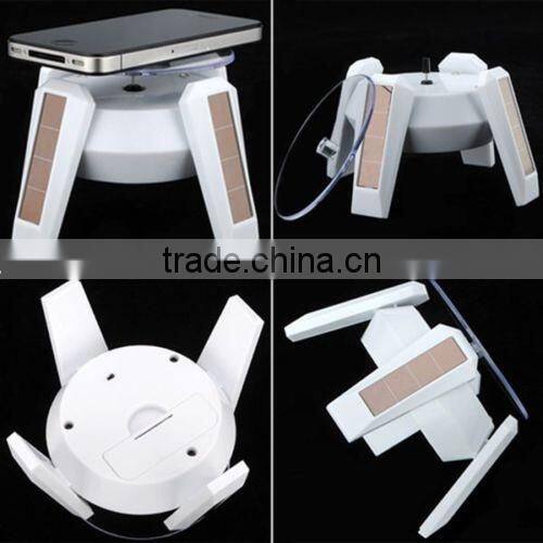 360 Degree Light Solar Powered Jewelry Rotating Display Stand