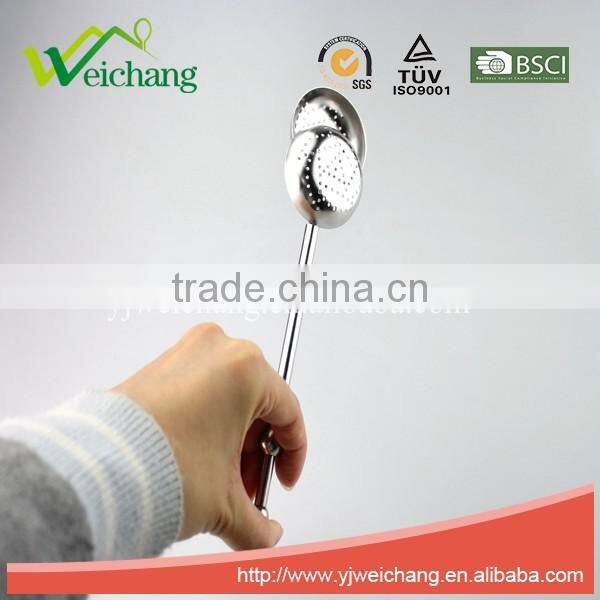 WCT104 Good quality Hot sale 304 material Mesh Tea Ball Tea Infuser Tea Strainer Long chain