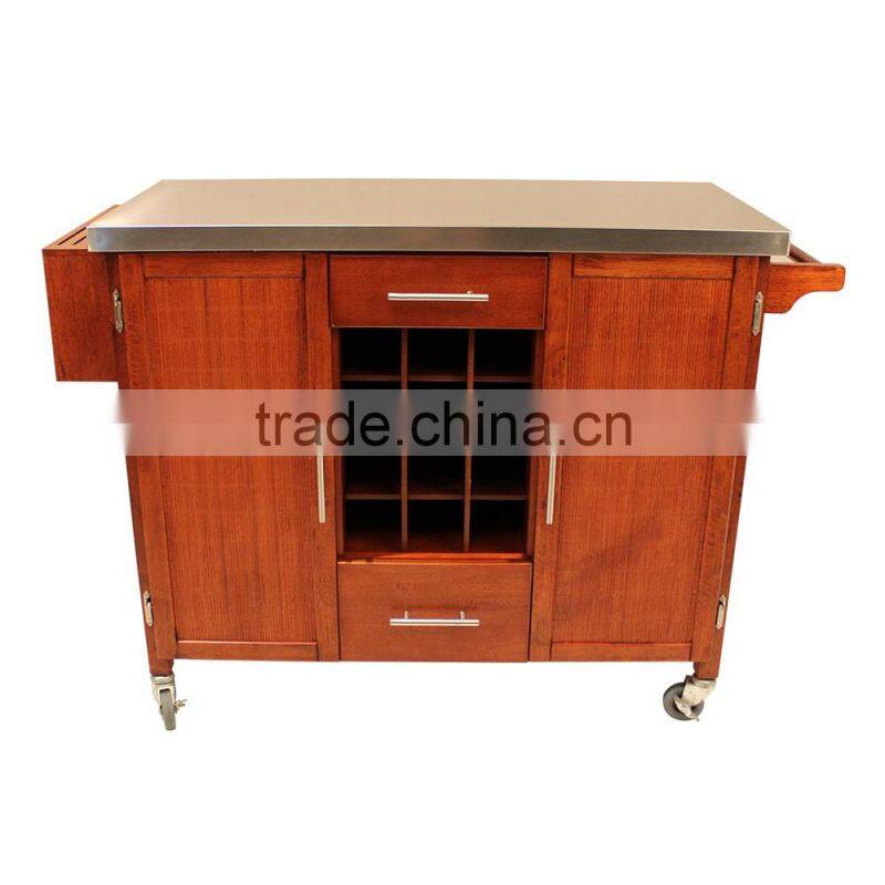Top Promotional Hotel Bamboo Dining Trolley