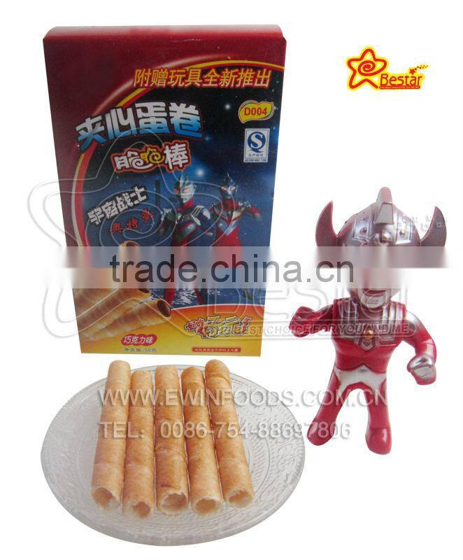 Yummy Egg Roll Cream Biscuit ,Robot Toy