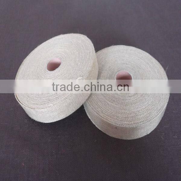 jute stripe nature color 3cm wide 100meter long