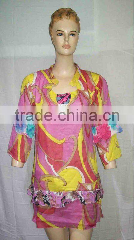 Ladies Cotton Printed Kurtis