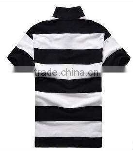 custom striped polo shirt men striped polo shirt,95% cotton/5% lycra polo t shirt, man yarn dye polo shirts