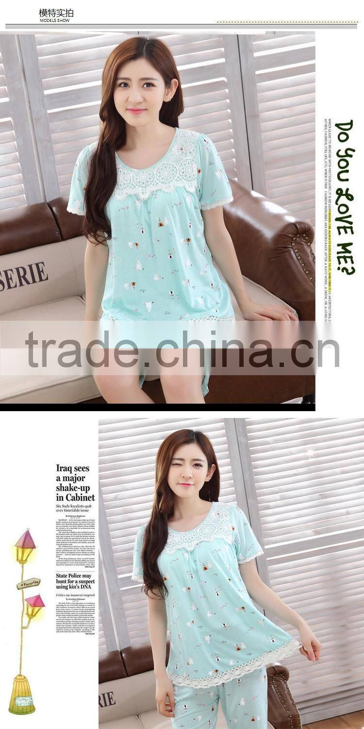 women wholesale pajamas with short pants