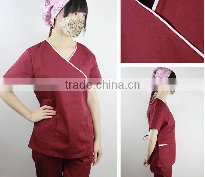 new design hospital custom doctor's uniform UFM1605