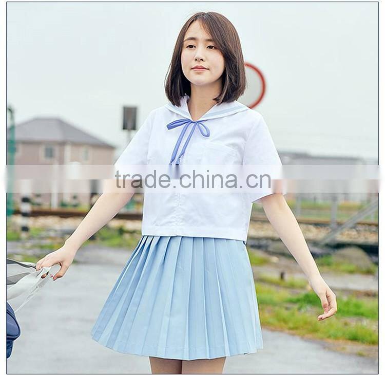 Custom Sailor School Uniform Shirt And Skirt