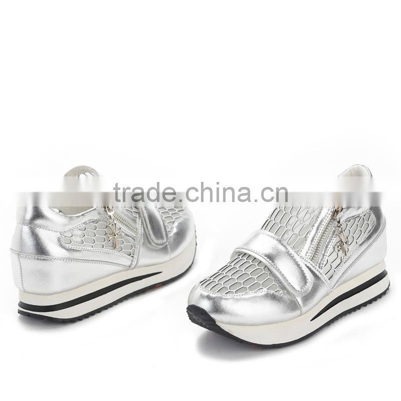 brand casual women height increasing shoes sample, leather increase height hidden insole shoes, height increasing sports shoes
