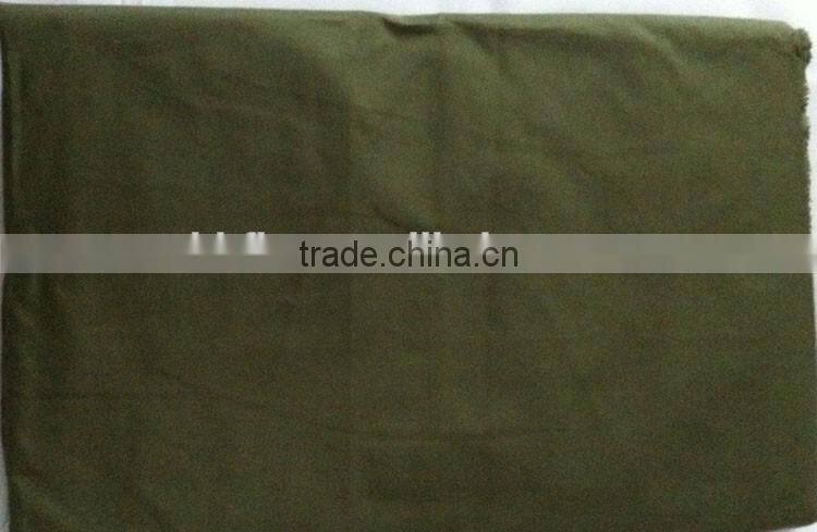 Pure Cotton Fabric Army green Peached Finish Fabric