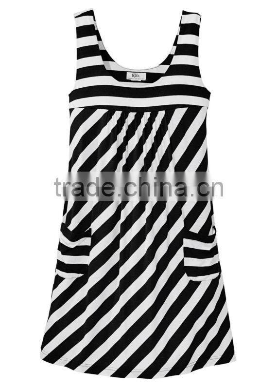 ladies Jersey pinafore fashion jersey dress viscose dress