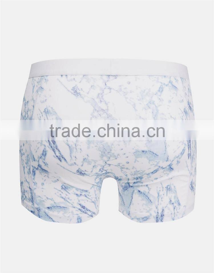 Marble print mens bodybuilding briefs