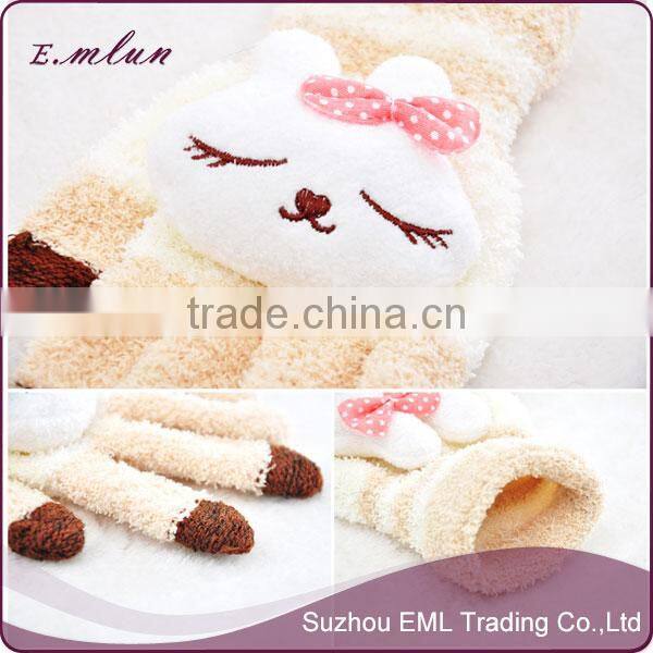 2016 Hot Sale Knitted Cute Cartoon Winter Finger Gloves