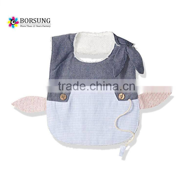 New fashion design organic cotton baby bandana bibs