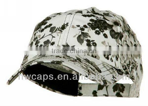Fashion wholesale floral caps baseball