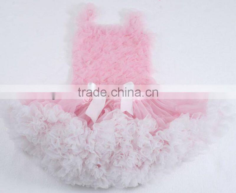 2014High Quality royal blue petti dress pettiskirts set tutu dress Girls Birthday party baby Petti skirt princess Chiffon dress