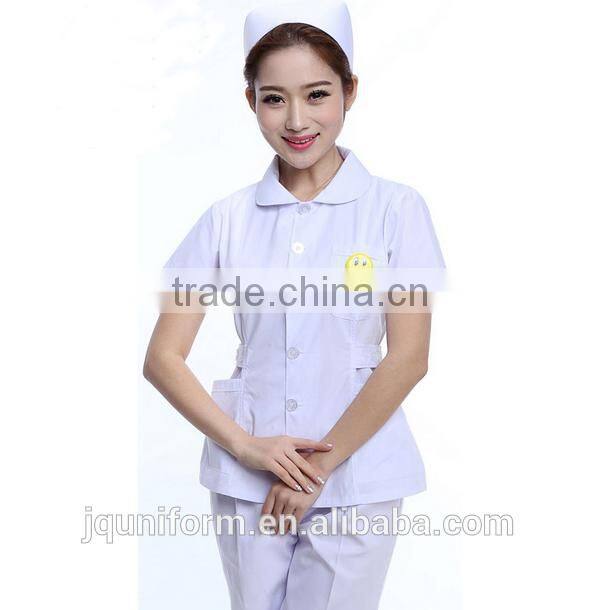 custom good quality summer fashion soft slim-fitting nurse uniforms wholesale for ladies