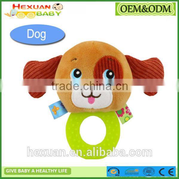 New High Quality Baby Wrist Rattle Toy Plush Hand Bell Ring For Infant