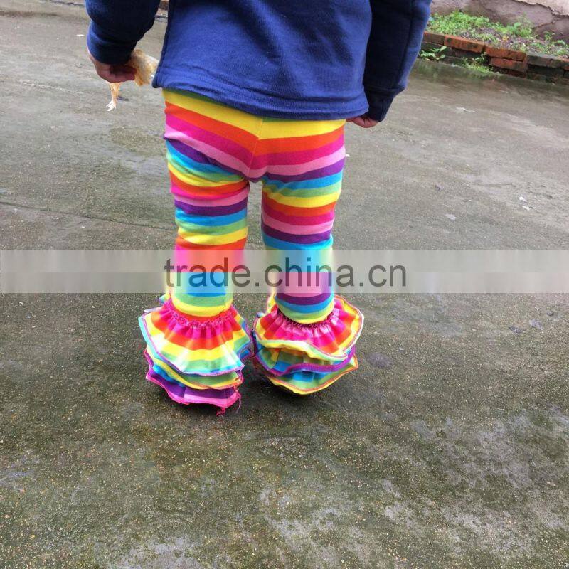 china suppliers children garments clothing leggings toddler girl cute baby girl icing legging rainbow tight leggings