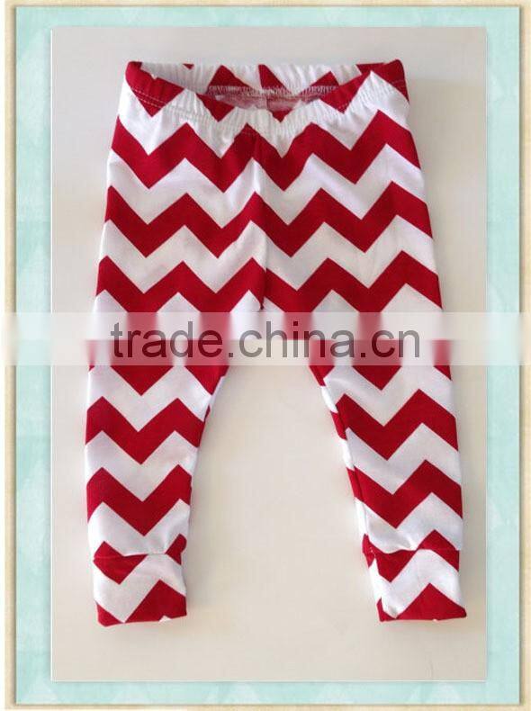 Baby Leggings Toddler Leggings Girls Long Pants Trousers Black White/Red White Jugged Fall Leggings, 2 Colors