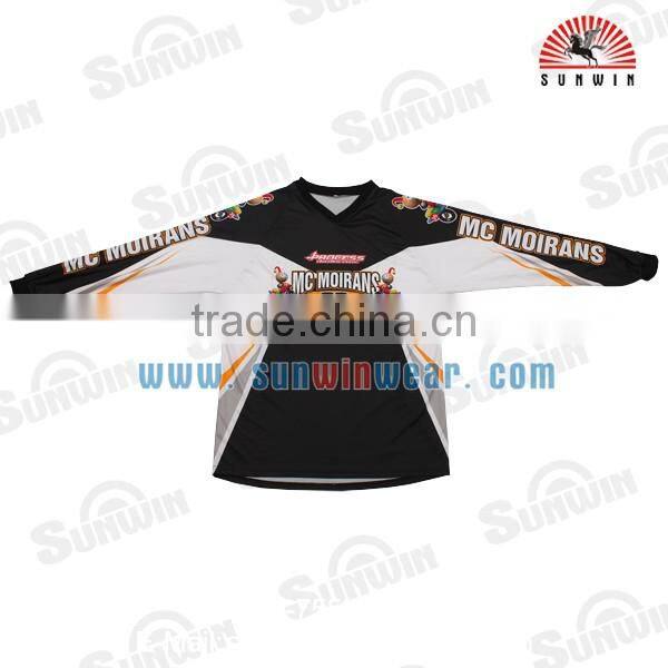 Wholesale Custom Design BMX Jerseys Sublimated Professional Ride Jersey