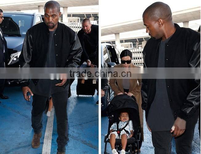 Customized Men's/Women's PU leather sleeves Jacket T13358