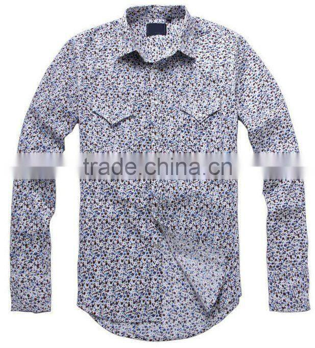 fashion printing cotton shirts trendy design