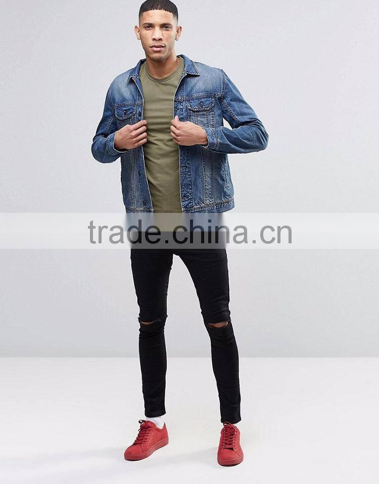 Guangzhou Shandao Casual Summer O-neck Long Sleeve 160g 100% Cotton Custom Slim Tall T Shirt