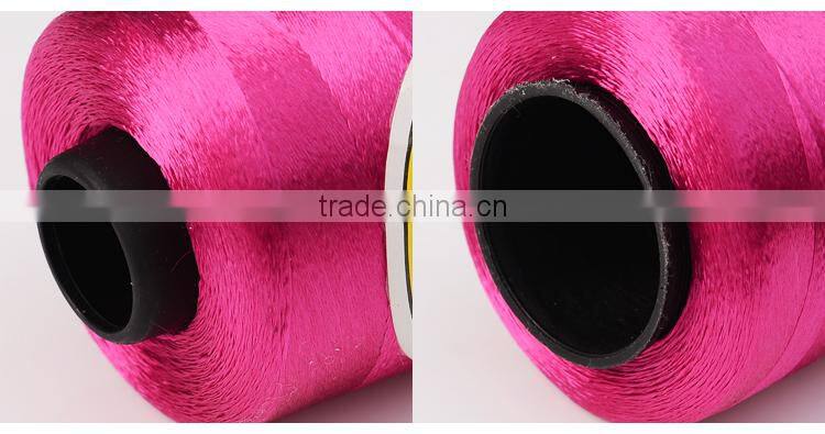 Color viscose rayon embroidery thread