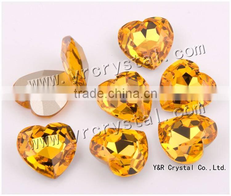 4827 Crystal Beads 28mm Heart Glass Gemstone